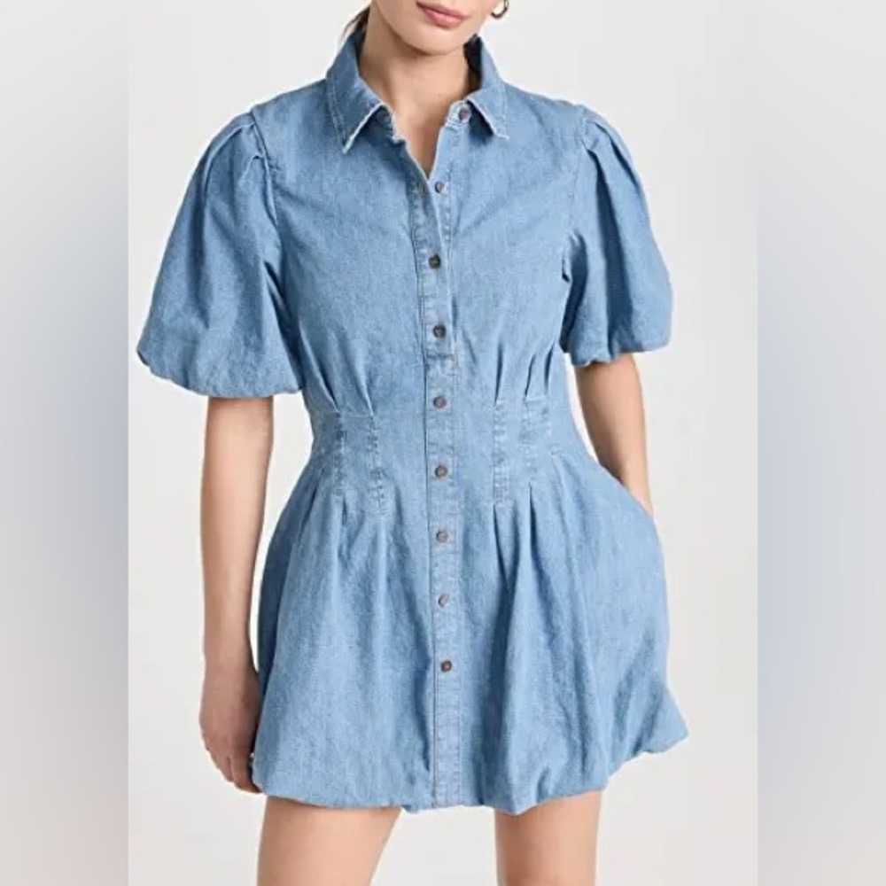 JONATHAN SIMKHAI Ciara Denim Shirting Dress